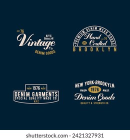 vintage print pack as vector