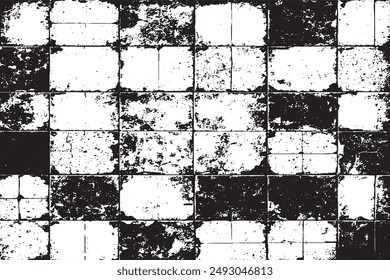 Vintage Printed Tiles with Dotted, Spotted, and Scratched Texture