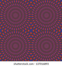 Vintage, psychedelic background. Colorful rays. Vector illustration EPS10