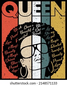 Vintage Queen black history month