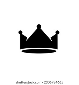 Vintage queen and king crown vector logo design