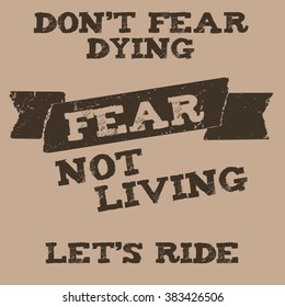 Vintage quote Grunge style