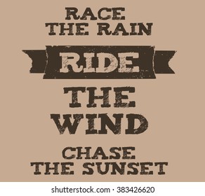 Vintage quote Grunge style