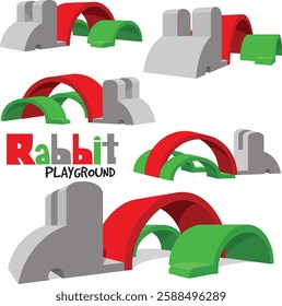 The vintage Rabbit Playground in Singapore is a nostalgic spot with oversized concrete rabbit structures for both play and relaxation.