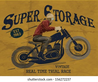 vintage race series for printing.