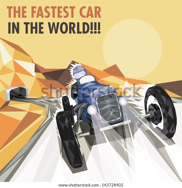Vintage Racing Car\
Poster