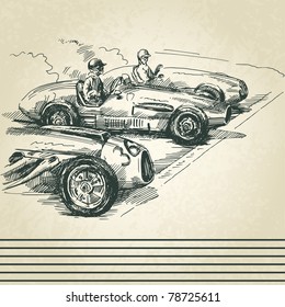 vintage racing cars