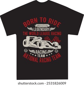VINTAGE RACING T SHIRT DESIGN