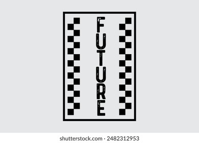 Vintage racing tshirt design  template