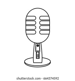 Vintage radio microphone