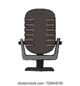 Vintage radio microphone