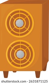 Tocador de cassetes de rádio vintage