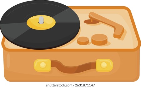Vintage Radio Record Cassette Player
