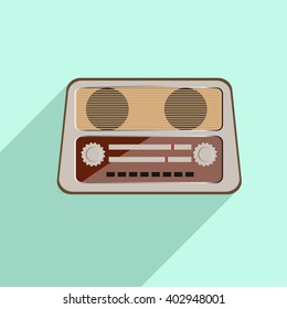 vintage radio vector
