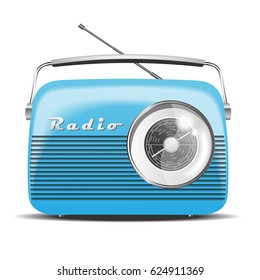 Vintage Radio. Vector illustration