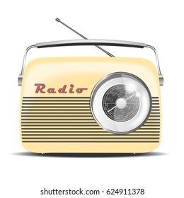 Vintage Radio. Vector illustration