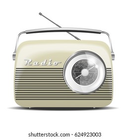 Vintage Radio. Vector illustration