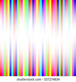 Vintage rainbow geometric seamless pattern background, color striped vector backdrop with transparent middle, used for textile, decoupage and scrapbooking elements or print, gift wrapping paper