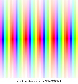 Vintage rainbow geometric seamless pattern background, retro color striped vector backdrop with transparent sides, used for textile, decoupage and scrapbooking elements or print, gift wrapping paper
