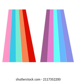 Vintage rainbow rays, great design for any purposes. Vector white light