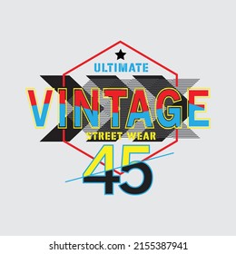 vintage raw street style Premium Vector illustration of a text graphic. suitable screen printing and DTF for the design boy outfit of t-shirts print, shirts, hoodies baba suit, kids cottons, etc.