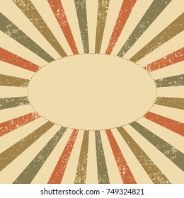 Vintage rays background