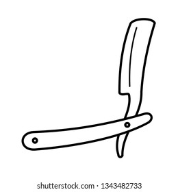 Vintage razor icon