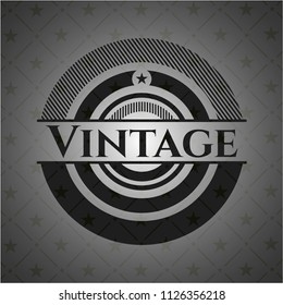 Vintage realistic dark emblem