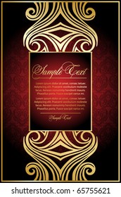 vintage  red  background