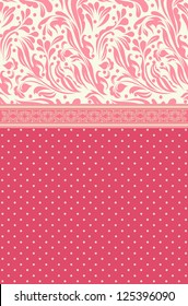 Vintage red background for invitation, backdrop, card, new year brochure, banner, border, wallpaper, template, texture vector eps 10