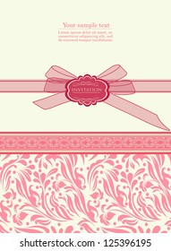 Vintage red background for invitation, backdrop, card, new year brochure, banner, border, wallpaper, template, texture vector eps 10