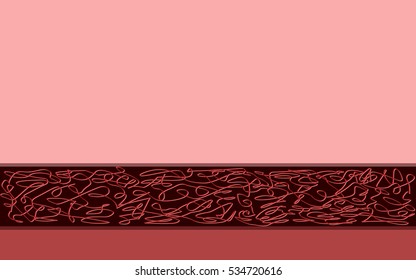 Vintage red background with space for some text