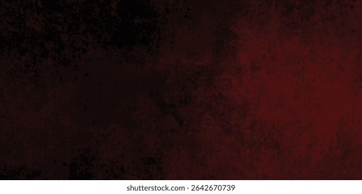 Vintage Red and Black Grunge Wall Texture for Design Use

