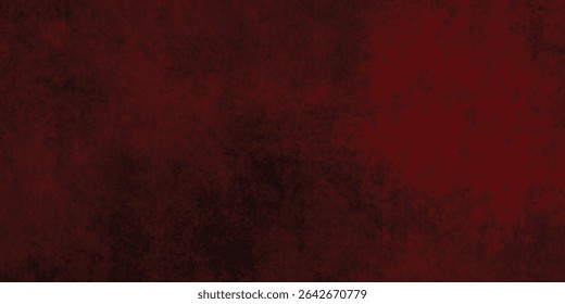Vintage Red and Black Grunge Wall Texture for Design Use

