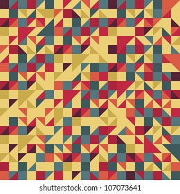 Vintage Red and Brown Pattern