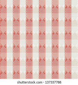 vintage red lines seamless pattern