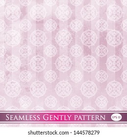 Vintage repeating vector background. Gentle background.