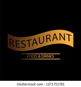 Vintage Restaurant and Cafe badge, label - Vector Illustration
