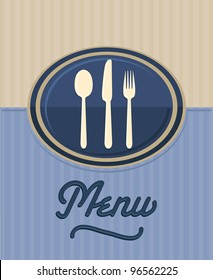 vintage restaurant front menu