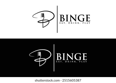 Vintage restaurant logo. Restaurant badge, poster with fork and knife. Vector emblem template