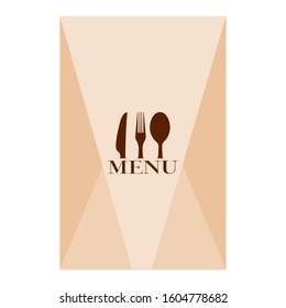 Vintage restaurant menu image - Vector illustration design