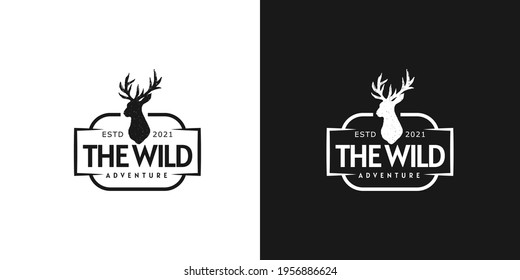 vintage retro adventure outdoor logo design concept	