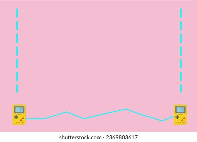 vintage retro background with 90s illustrations motion vector. 90s nostalgia vector.