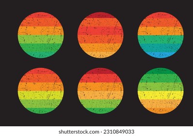 vintage retro background set collection and vector-template