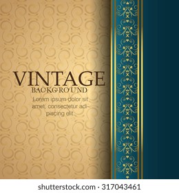 Vintage retro background, vector illustration eps 10.