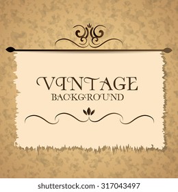 Vintage retro background, vector illustration eps 10.