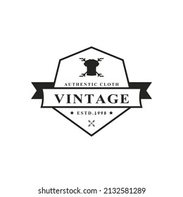 Vintage Retro Badge for Clothing Apparel Logo Emblem Design Inspiration