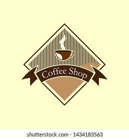 Vintage Retro Badge Coffee and Labels. Vector Illustration. Eps 10