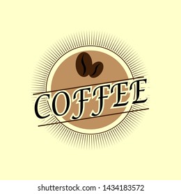 Vintage Retro Badge Coffee and Labels. Vector Illustration. Eps 10