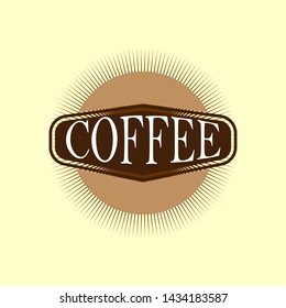 Vintage Retro Badge Coffee and Labels. Vector Illustration. Eps 10
